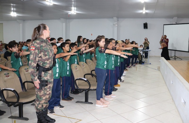 Polícia Militar Ambiental realiza formatura dos alunos do Programa Protetor Ambiental em Curitibanos