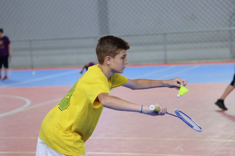 Bairro São Luiz é contemplado com Núcleo de Badminton no ginásio Marcos Gonçalves de Farias