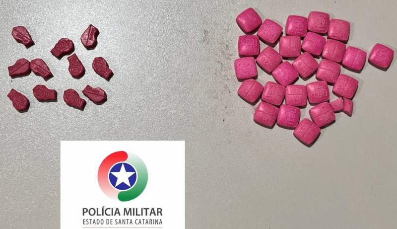 PM apreende drogas sintéticas e detém dois suspeitos em Lebon Régis